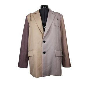 Kldinor unisex‎ street style colorblock oversized blazer M